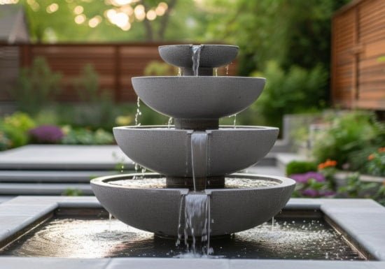 Tiered water fountains