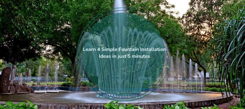 Fountain installation