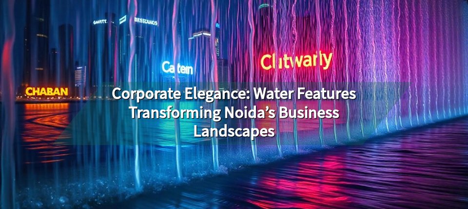 Corporate Elegance: Water Features Transforming Noida’s Business Landscapes