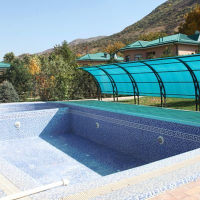 Swimming pool installation Delhi NCR showing RCC steel reinforcement and structural framework