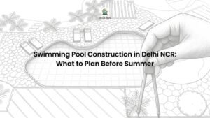 RCC swimming pool construction in Delhi NCR by GreenEvolutions